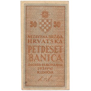 Croazia - 50 Banica 1942 * P6