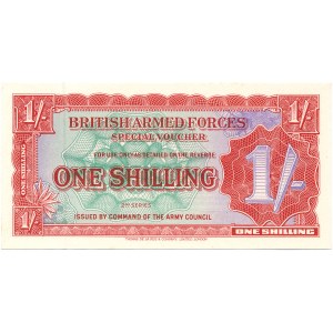British Armed Forces - 1 Shilling ND/1948 * PM18a * fiber.