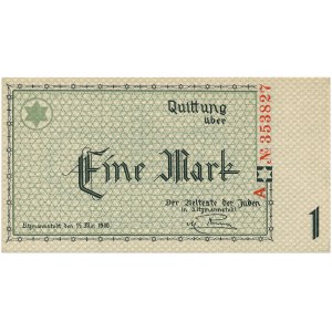 Ghetto Lodz - Litzmannstadt - 1 Mark 1940 * Series A