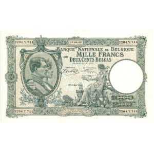 Belgium - 1000 Francs 1943 * P110
