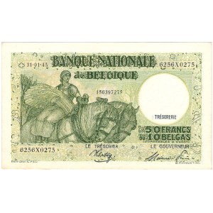 Belgicko - 50 frankov 1945 * P106