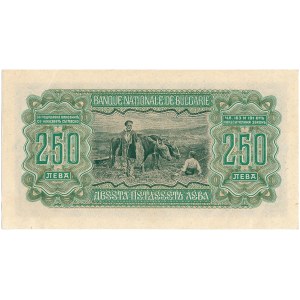 Bulharsko - 250 Levý 1943 (1944) * P65 * Simeon II