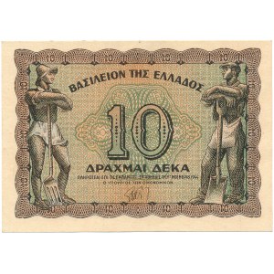 Greece - 10 Drachmai 1944 * P322