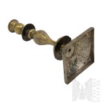 [JUDAICA] Jewish Shabbat Candlestick - Warsaw Production (Norblin?).