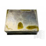 Norblin Warsaw, 20th c. - Plated Patriotic Casket with the Eagle in the Crown