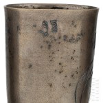 Tsarskoy Russia - Silver (0.875) Three Vodka Glasses
