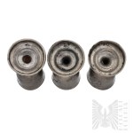Tsarskoy Russia - Silver (0.875) Three Vodka Glasses