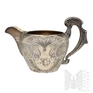Tsarskoy Russia Silver (0.875) Art Nouvea Art Nouvea Art Nouvea Creamer