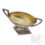 Jan Plisch, Warsaw (?), 18th century. - Silver (0.750) Salt Cellar in the Late Classicist Style, 12 Lats.