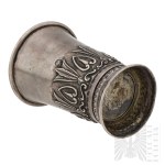 [RADZIWI£] Silver Cup with Trump Coat of Arms - Vienna 1804 (?).