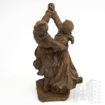 Antoni Kurzawa (1842-1898), Cycle Polish Dance Terracotta Figure