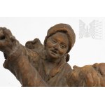 Antoni Kurzawa (1842-1898), Cycle Polish Dance Terracotta Figure