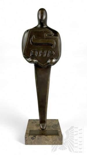 Marek Sierpiński (1954-2014) - Figura z Brązu Nagroda Za Zasługi Dla Ochotniczych Hufców Pracy dla Prezydenta Aleksandra Kwaśniewskiego, 2003 r.