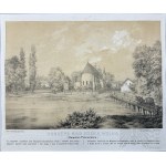 Napoleon ORDA (1807-1883), - Grafika Karta z Albumu Widoków Księstwa Poznańskiego i Prus Zachodnich: Rogoźno nad Rzeką Wełną