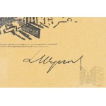 Leon Wyczółkowski (1852-1936) - St. Peter's Church in Krakow (1915), Lithograph.
