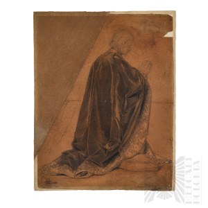 Artur Grottger (1837-1867), Studium Szaty , Szkic na Papierze