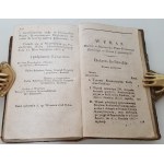 LAWBOOK No. 1-11, Volume I-II USTAWA KONSTYTUCYINA KRÓLESTWA POLSKIEGO, Warsaw 1815