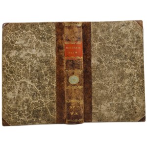 DZIENNIK PRAW nr 74-78, tom 22 [Polnisch und Russisch] Warschau 1838