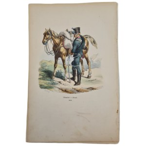 [VERNET] CHASSEUR a cheval 1812/ HORSE SHOOTER artwork