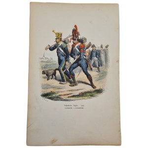 [VERNET] INFANTERIE legere 1809 VOLTIGEUR-CARABINIER/ Light Infantry 1809 VOLTIGEUR-CARABINIER graphic.