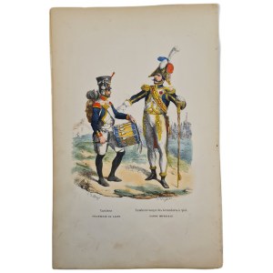 [VERNET] TAMBOUR et TAMBOUR-major des Grenadiers a pied/ Dobosh and Tamburmajor of the Foot Grenadiers artwork