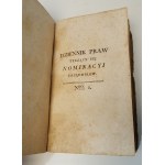LAWBOOK No.1-4, Warsaw 1810 CONSTITUTIONAL STATUTE OF WARSAW X