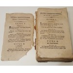 LAWBOOK No.1-4, Warsaw 1810 CONSTITUTIONAL STATUTE OF WARSAW X