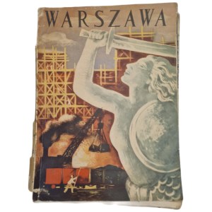 WARSZAWA [FOTOGRAFIE] Okładka Jan Marcin Szancer Spółdzielczy Instytut Wydawniczy KRAJ Warszawa 1950.