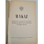 LIST OF THE MORTALED AND DEAD SOLDIERS OF POLISH ARMED FORCES IN EXILE IN 1939-1946, published in 1952.