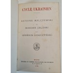 MALCZEWSKI, ZALESKI, GOSZCZYŃSKI - POEZJE CYKL UKRAIŃSKI / CYCLE UKRAINIEN w j. francuskim, wyd.1878 Nice