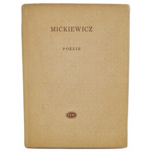 MICKIEWICZ Adam - POETIES, Edition 1 of 1956