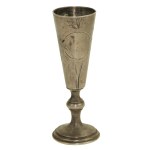 Kiddush glass, Russia, Moscow, early 20th century. (114)