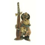 Figurka rycerza, metaloplastyka M.A. Nowakowscy, Warszawa l. 60. XX w. (122)