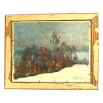 Mieczysław SERWIN-ORACKI (1912 - 1977), Krajina pri vode [Ujanowice], 1944, [20x26 cm] (354)