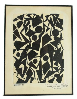 Kazimierz OSTROWSKI (1917-1999), Postacie, 1965, [20x14 cm] (423)