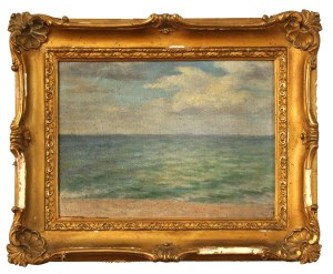 Soter JAXA-MAŁACHOWSKI (1867-1952), Brzeg morza, [19x28 cm] (611)
