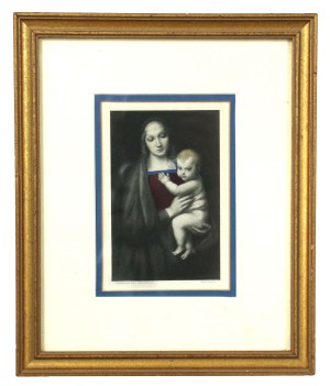 Madonna del Granduca wg obrazu Rafaela Santi, [14x9 cm] (617)