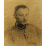 Eugenia MARCINKOWSKA-BRYKNER (1892-1969), portret malarza Stanisława Sawiczewskiego, 1920 (511)