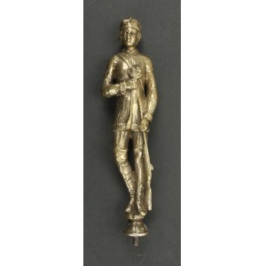 Figure of a young hunter, bronze 19th century (126)