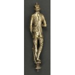 Figure of a young hunter, bronze 19th century (126)