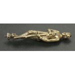 Figure of a young hunter, bronze 19th century (126)