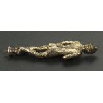 Figure of a young hunter, bronze 19th century (126)