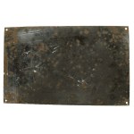 Advertising signboard, Zary / Sorau, Max Reichenberger, hair salon and dental establishment, enamel signboard, advertising (144)