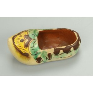 Hutsul boot, ceramics,Pokuttya, 1st half of 20th century. Borderlands (159)