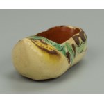 Hutsul boot, ceramics,Pokuttya, 1st half of 20th century. Borderlands (159)