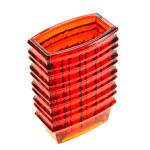 Jan Sylwester DROST (1934-2024), Optical vase, Ząbkowice Steelworks, 1970s. (189)