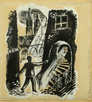 Antoni Wajwód, Polska (1905-1944), Człowiek z Bramy, z dedykacją od Tadeusza Święcickiego (237)