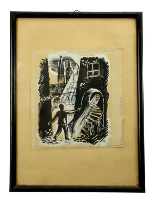 Antoni Wajwód, Polska (1905-1944), Człowiek z Bramy, z dedykacją od Tadeusza Święcickiego (237)