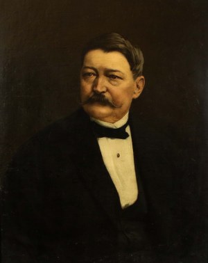 Karol MILLER (1835 Częstochowa - 1920 Warszawa), Portret mężczyzny (253)