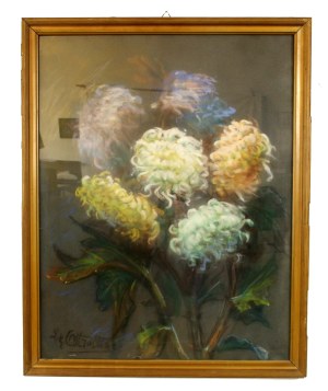 Leokadia OSTROWSKA (1875 -1952), Chryzantemy (254)